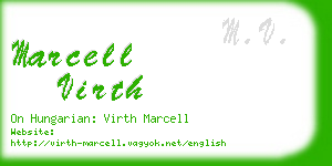 marcell virth business card